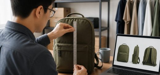 Profesional preparando la ficha de un producto en una tienda online