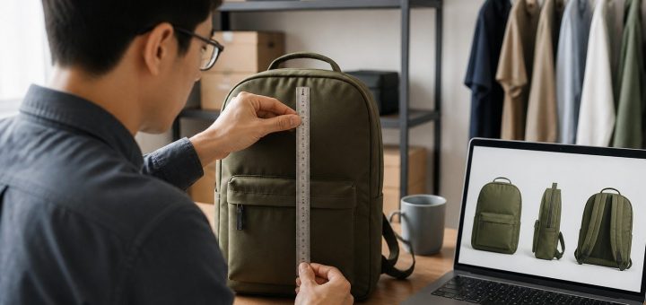 Profesional preparando la ficha de un producto en una tienda online